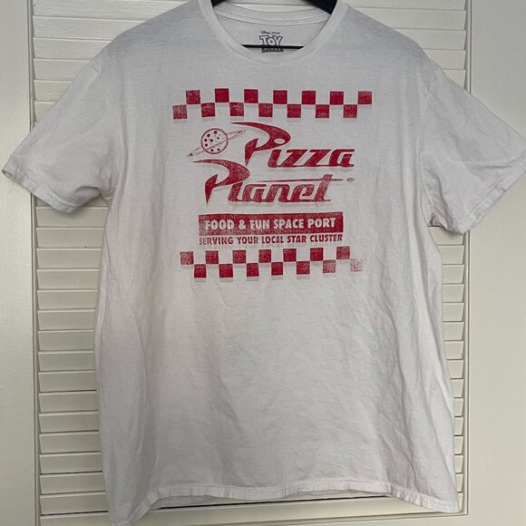 Toy Story 4 Pizza Planet T-Shirt -Disney Pixar - Picture 1 of 3